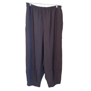 Cut Loose Womens XL Gray Pull On Lantern Pants Lagenlook Casual